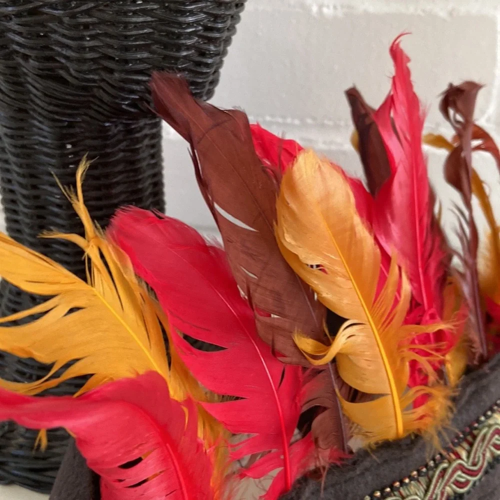 Feathered Native American Costume Headband